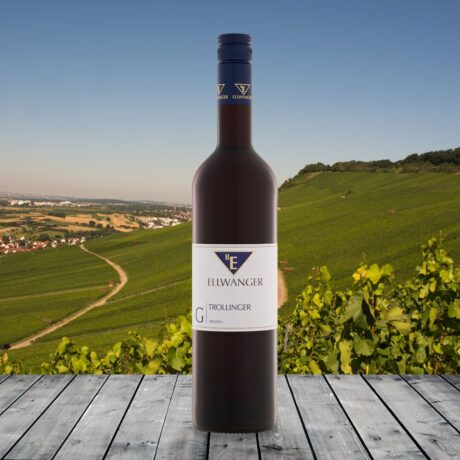 2023er<br>TROLLINGER<br>»Gutswein«<br>trocken<br>mit Link zur Verkostung