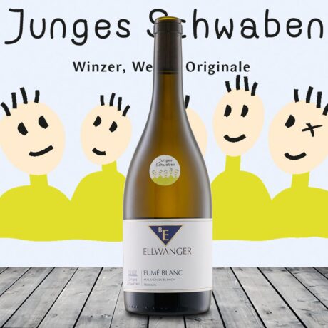 2023er<br>FUMÉ BLANC<br>Sauvignon Blanc<br>"Junges Schwaben"<br>trocken<br>93+ Punkte Falstaff Trophy